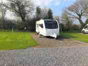 Hardstanding with electric pitch