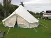 Guests are allowed to bring their own tipi or bell tent: pitches are very spacious (added by manager 12 Sep 2013)