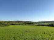 Gently sloping camping field