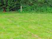 Close up of electric grass pitch