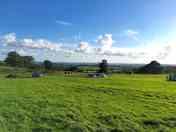 View from campsite