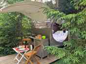 TinyRoom and its deck area