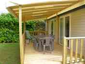 Shaded deck