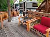 The hardstanding pitch