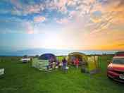 The freedom to chose your pitch, making camping with friends more enjoyable