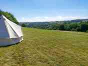 Bell tent with a view