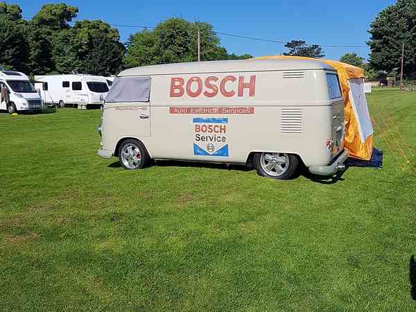Gilt non-electric grass touring pitch