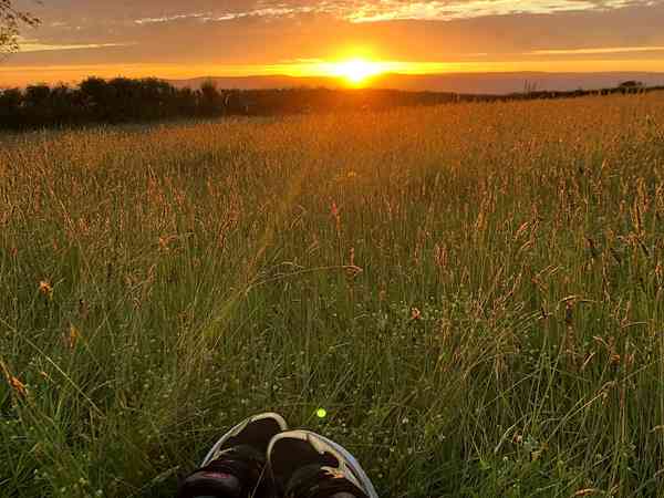 Non-electric grass touring pitch