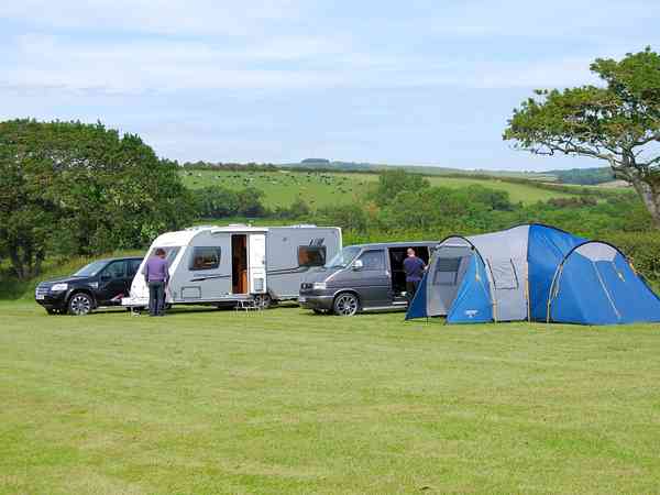 Pitched up on site Pitched up on site