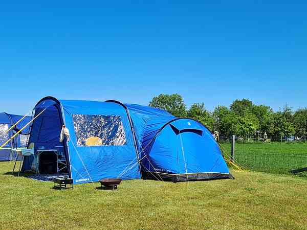 Non-electric grass tent, trailer tent or campervan pitch