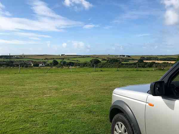 Electric optional hardstanding touring pitch