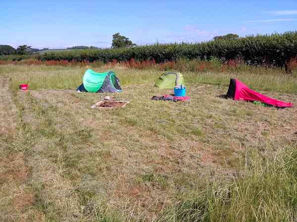 Emplacement pour tente ou pour caravane pliante (#1 Pumpkin Patch) sur herbe sans électricité
