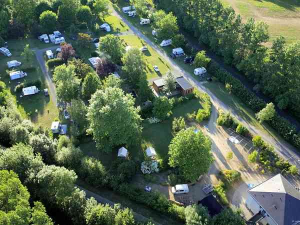 Aerial view of the site Aerial view of the site