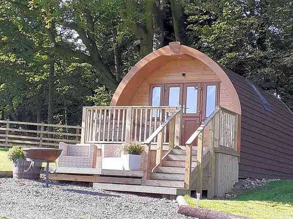 The Beehive camping pod