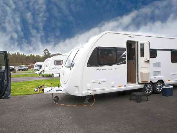 Electric hardstanding and grass touring pitch (maximum 4 adults)