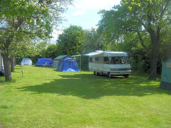 Typical grass pitch available with or without electric hook-up Typical grass pitch available with or without electric hook-up