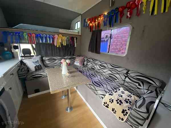 Funky Horse Lorry static caravan (2 adults and 2 children)