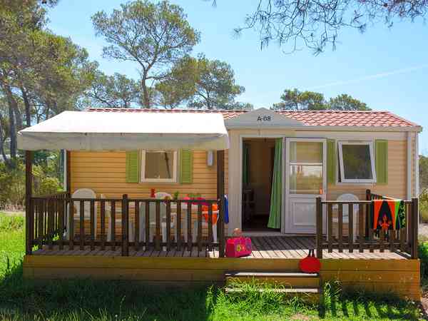 Mobil-home 2 chambres (4 adultes et 2 enfants, supérieur)