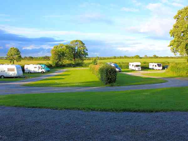 Electric optional hardstanding touring pitch