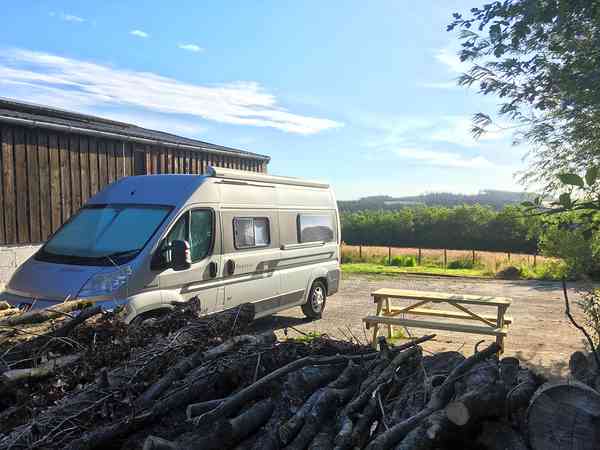 Barn Owl electric hardstanding motorhome pitch