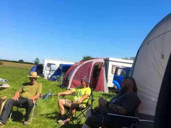 Spacious pitches Spacious pitches