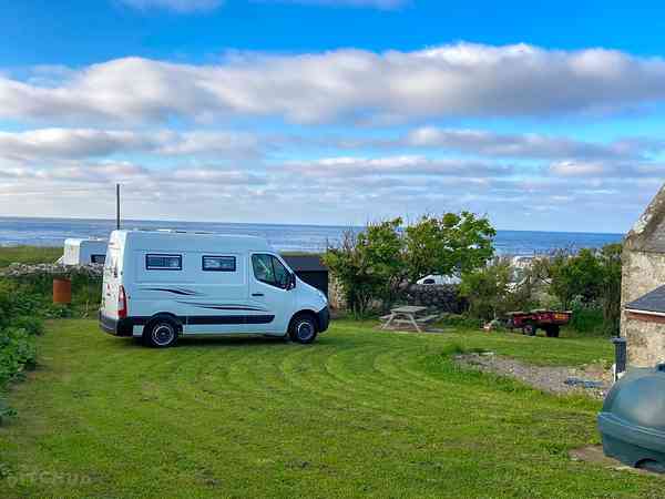 Unpowered grass campervan site