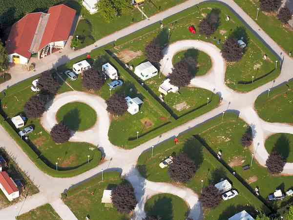 A bird's-eye view of the pitches A bird's-eye view of the pitches