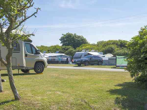 Electric grass touring pitch