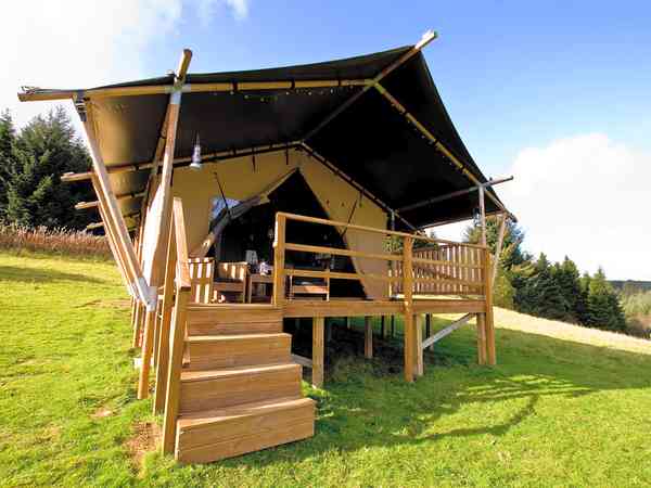 Tenda de safari Brig y Bryn 3 habitacions