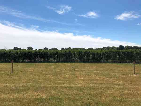 Grass pitch with water and electricity Grass pitch with water and electricity