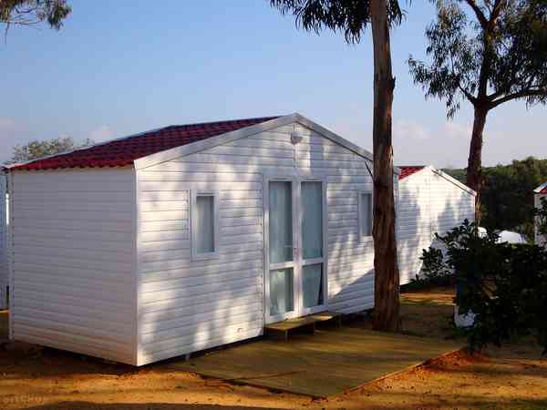 Exterior of the caravan Exterior of the caravan