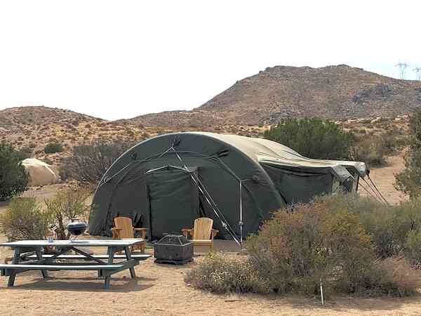 Juniper Flats Green rental tent