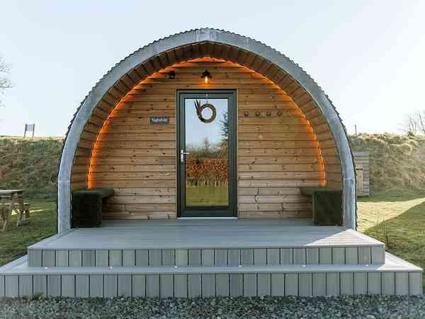 2 bedroom camping pod (2 adults and 2 children)
