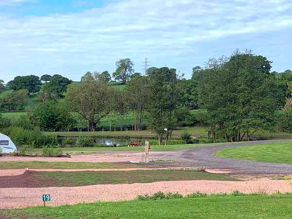 Non-electric grass and gravel touring pitch