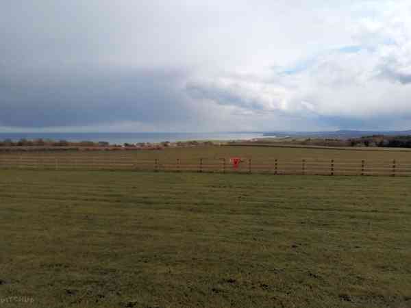 Non-electric grass motorhome pitch