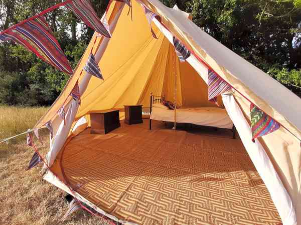 Lower Hay Field 1 bedroom bell tent (adults only)