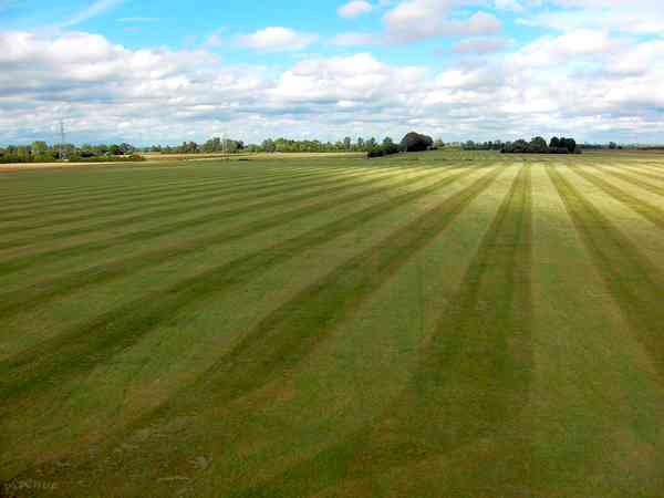 Well-kept pitch fields Well-kept pitch fields