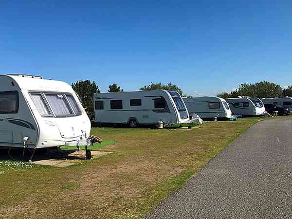 Powered concrete slab motorhome site (premium)