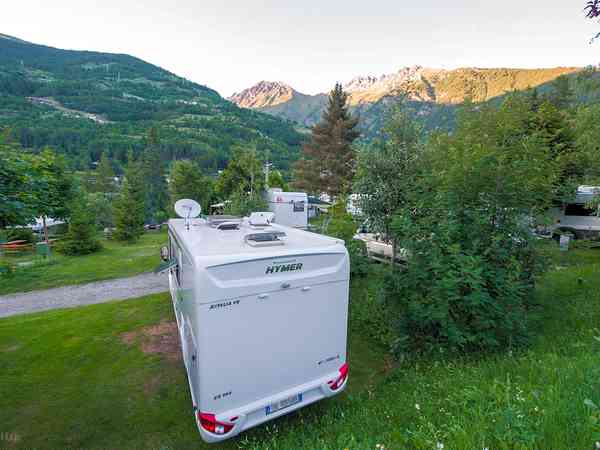 Power optional grass RV site