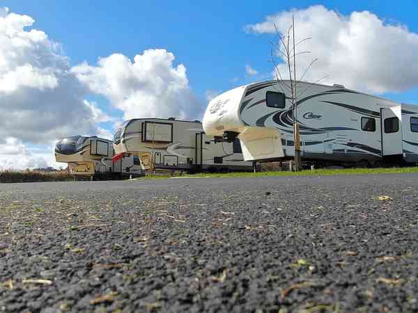 Fully-serviced hardstanding touring pitch (disabled friendly)