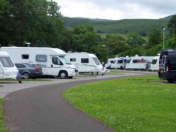 Pitches with lovely views of the hills Pitches with lovely views of the hills
