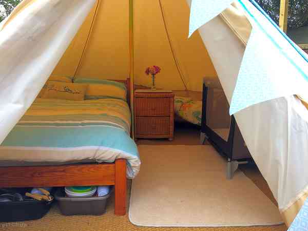 Kynance bell tent (2 adults and 1 infant)