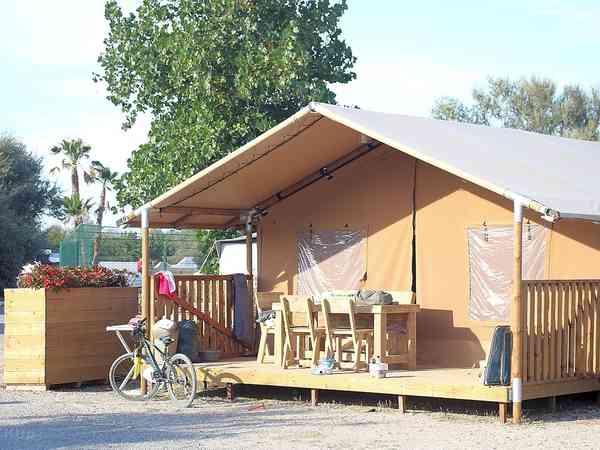 Tente safari Woody 2 chambres