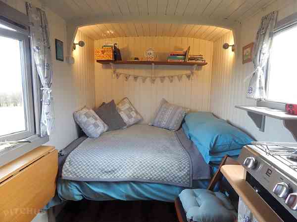 Cosy bed inside the hut Cosy bed inside the hut