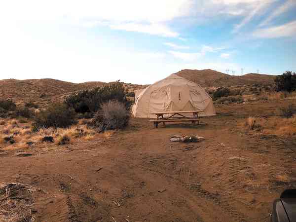 Desert Fox geodesic dome