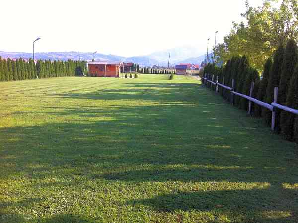 Electric grass pitch
