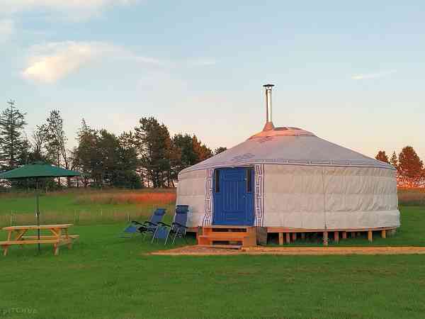 Traditional Mongolian yurt