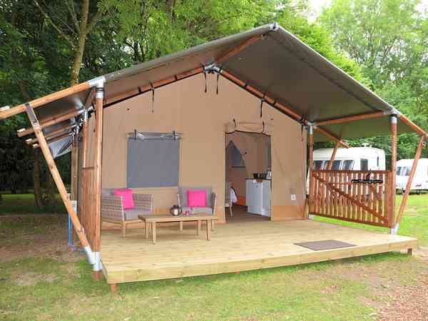Safari tent in the woods Safari tent in the woods