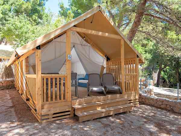 Tente safari (2 adultes et 2 enfants)