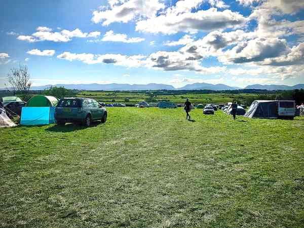 Electric grass touring pitch